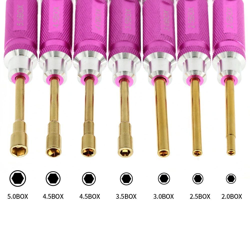 Rc Hobbyking - 7Pcs 육각 너트 키 소켓 나사
