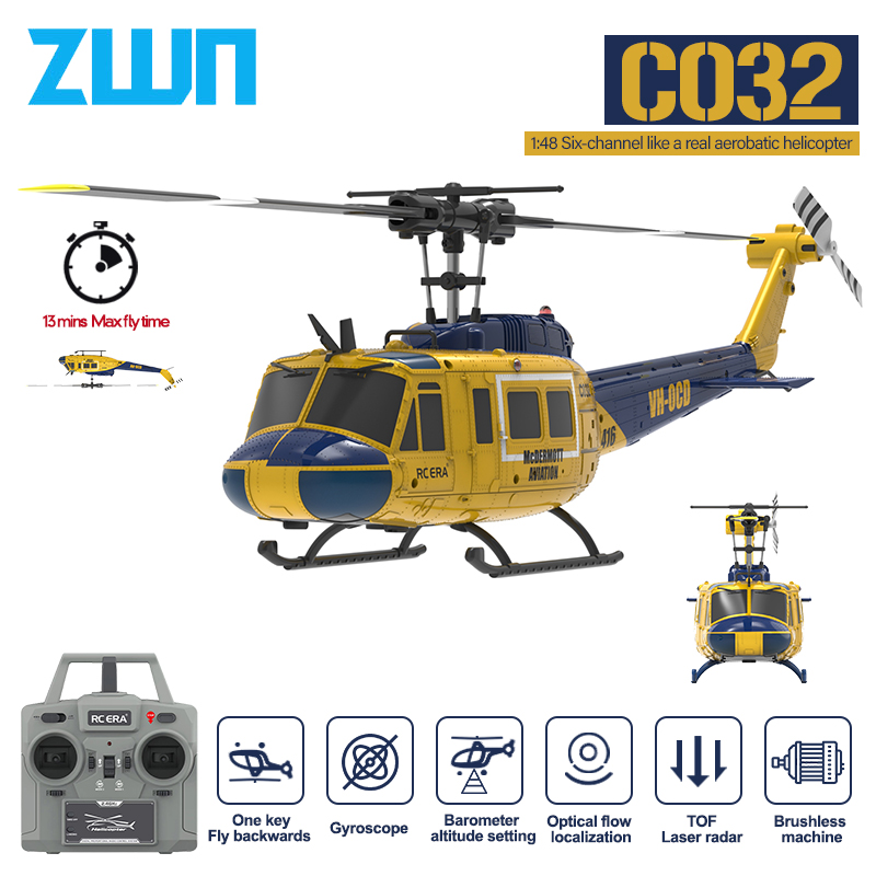 Rc Hobby Grade Helicopter - C032 RC 헬리콥터 2.4G 6-Aixs 자이로