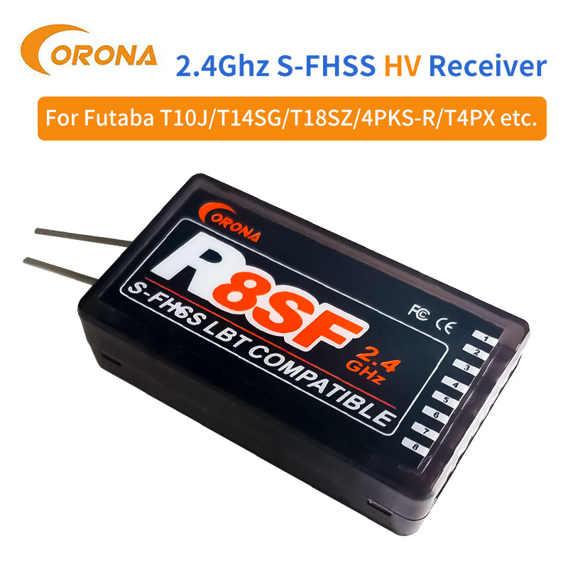 Receiver Sbus 8Ch - 코로나 R8SF 8채널 2.4GHz S-FHSS FHSS