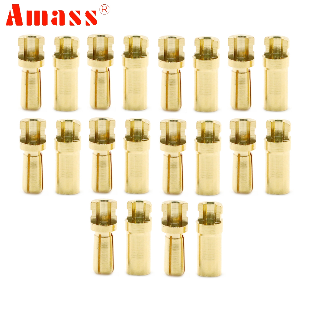 5쌍/로트 Amass 3.5mm 4mm 골든 불릿 바나 - Rc Hobbyking 리뷰 및 가격