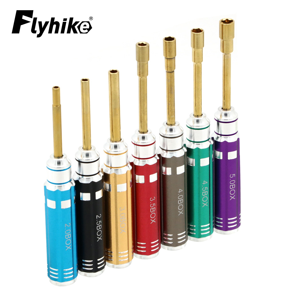 7PCS 짧은 핸들 RC 육각 스크루 드라이버 너트 드 - Rc Hobbyking 리뷰 및 가격