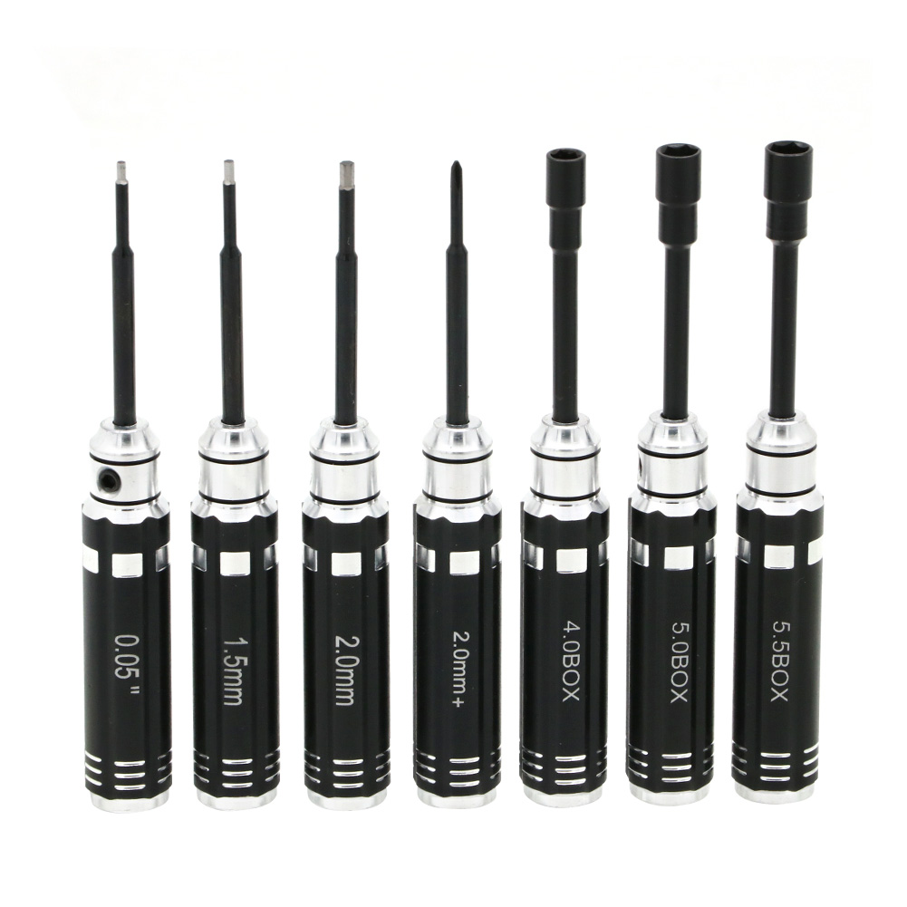 7PCS 짧은 핸들 RC 육각 스크루 드라이버 너트 드 - Rc Hobbyking 리뷰 및 가격