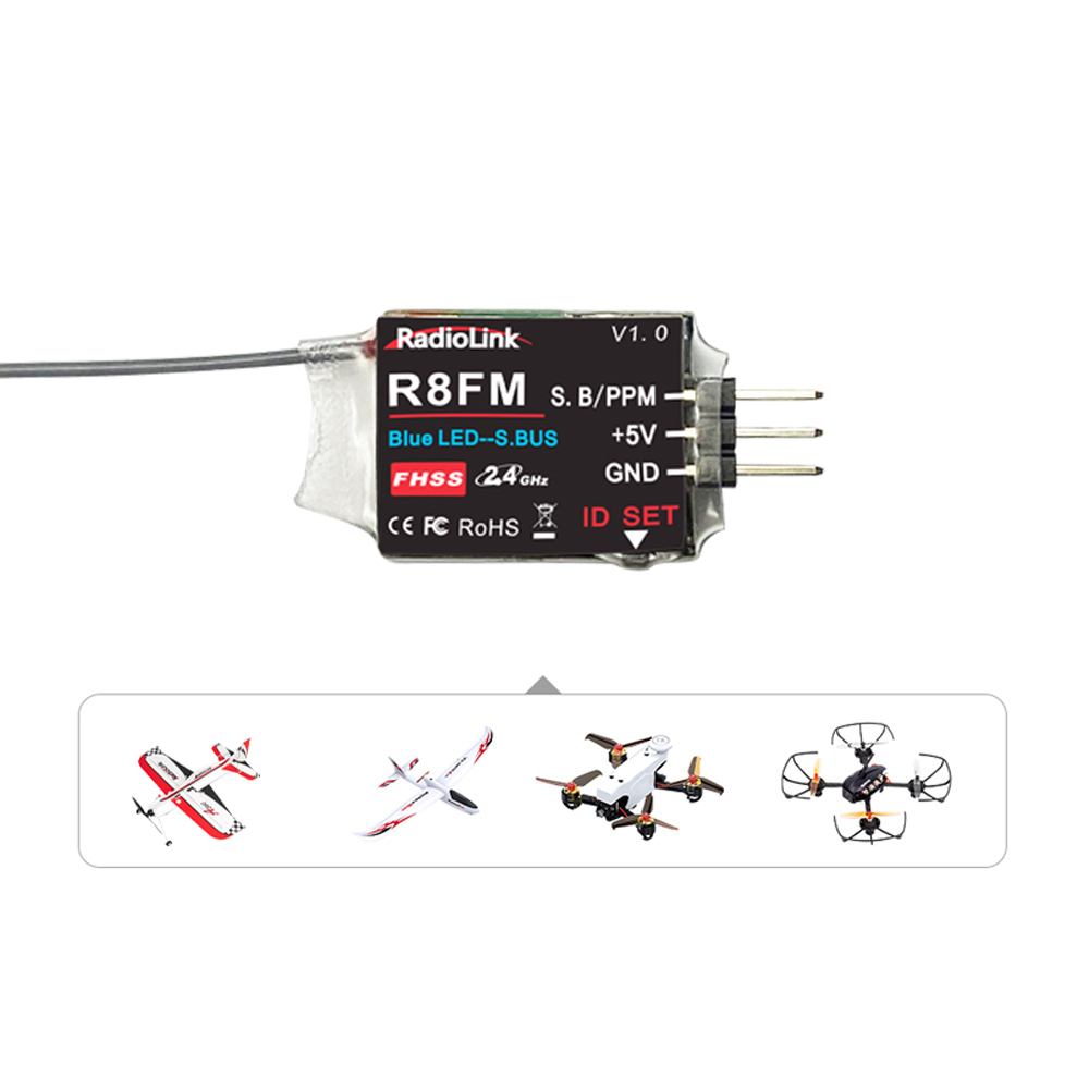 Radiolink 2.4GHz R8FM 8CH RC 수 - Receiver Sbus 8Ch 리뷰 및 가격