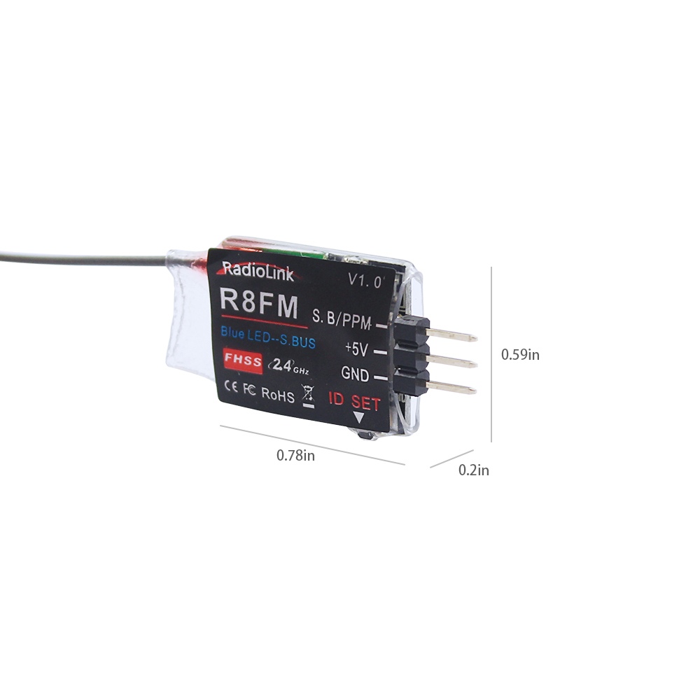 Radiolink 2.4GHz R8FM 8CH RC 수 - Receiver Sbus 8Ch 리뷰 및 가격